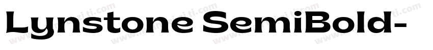 Lynstone SemiBold字体转换